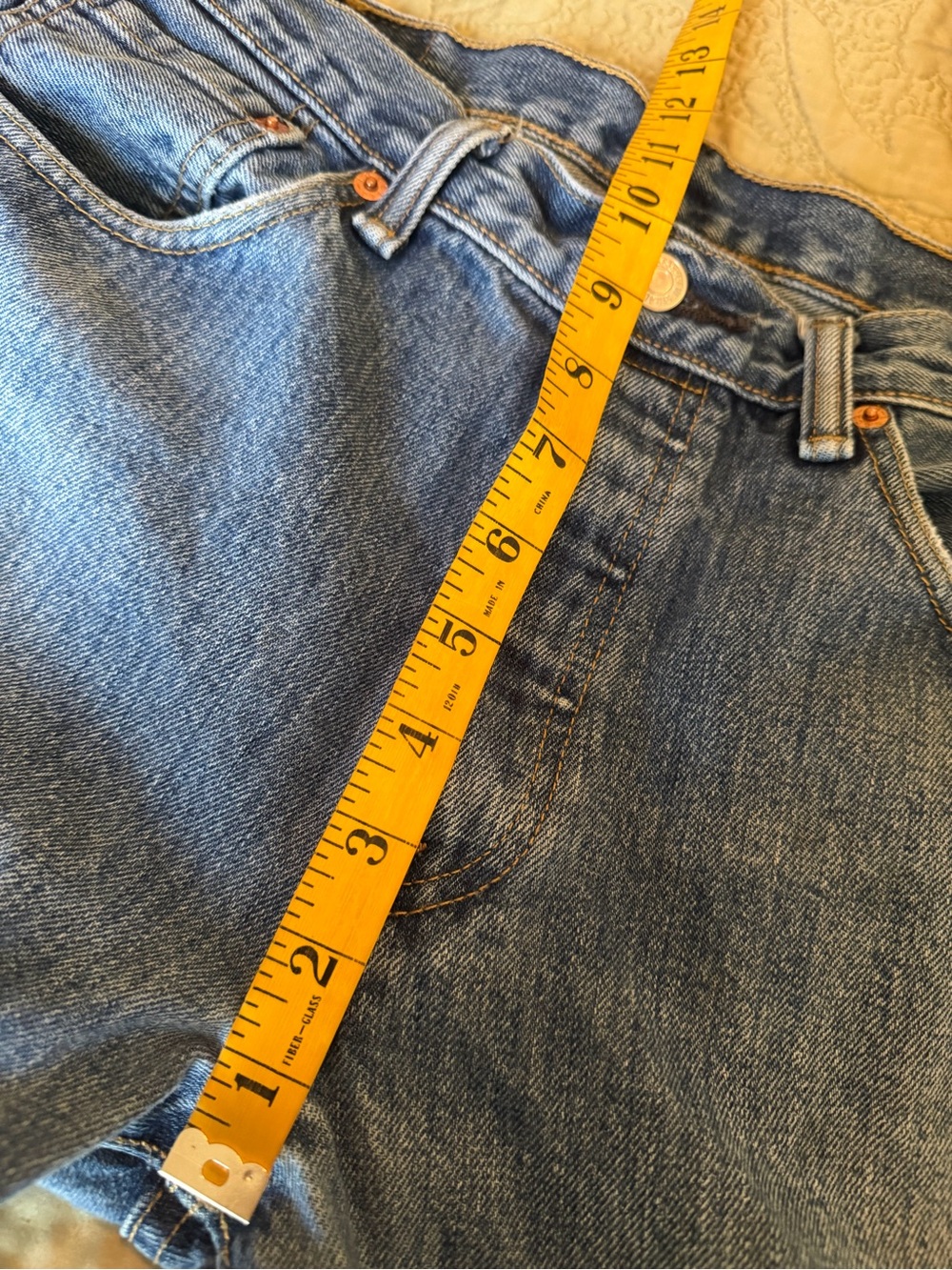 Vintage Levi’s 501 Button Fly Jeans Distressed Grunge 90s Straight Leg USA - Picture 10 of 13